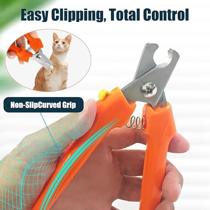 Bitbat 2-Pack Large Dog Nail Clippers 767C – Professional Dog Nail Clippers Trimmers for Small & Large Dogs, Safe & Precise Pet Paw Care, Durable Claw Trimmer for Home Grooming