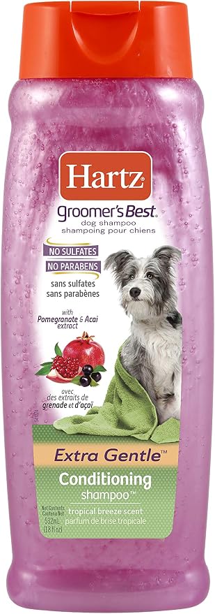 Hartz Groomers Best 3 in 1 Conditioning Shampoo for Dogs 18 oz