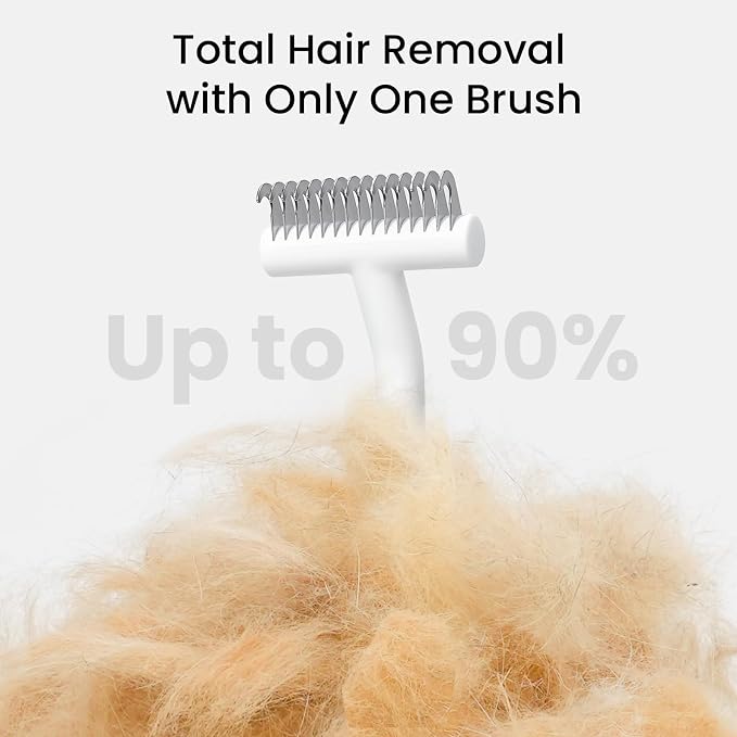 aumuca Dog & Cat Deshedding Brush – Pet Grooming Brush & Undercoat Rake for Long or Short Hair – Dematting Comb for Dogs, Cats, Matted Fur, Kitten, Puppy, Rabbit, Horse
