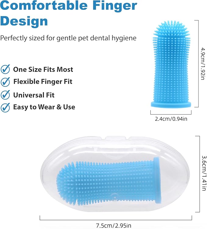 Pet Grooming Glove Set for Dogs & Cats – Premium Pet Hair Removal Glove with Free Nail Clippers & Nail File