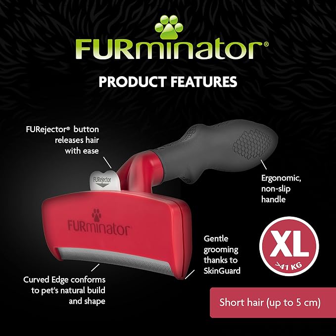 FURminator Undercoat deShedding Tool for Extra Large Short Hair Dogs Over 41 kg