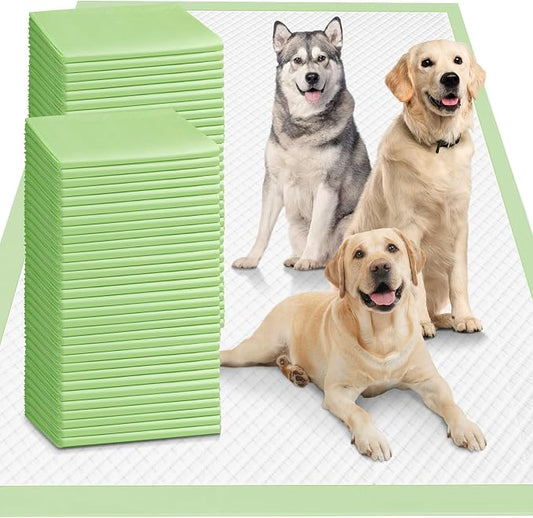 Gimars XXXXL 36"x36" Thicken Heavy Absorbency Dog Pee Pads Extra Large- Jumbo Disposable Polymer Quick Dry No Leaking Pee Pads for Dogs, Cats, Rabbits Pets 100 Counts