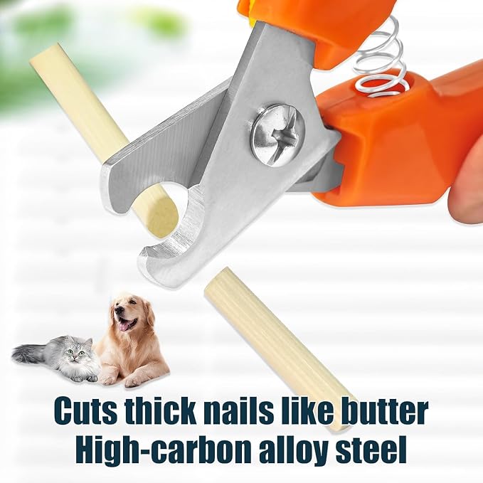 Bitbat 2-Pack Large Dog Nail Clippers 767C – Professional Dog Nail Clippers Trimmers for Small & Large Dogs, Safe & Precise Pet Paw Care, Durable Claw Trimmer for Home Grooming