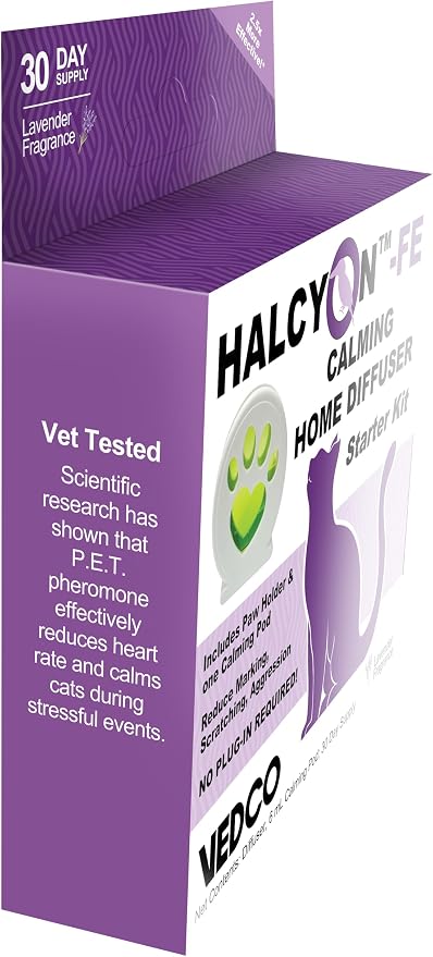 Vedco Halcyon FE Calming Home Diffuser for Cats Starter Kit
