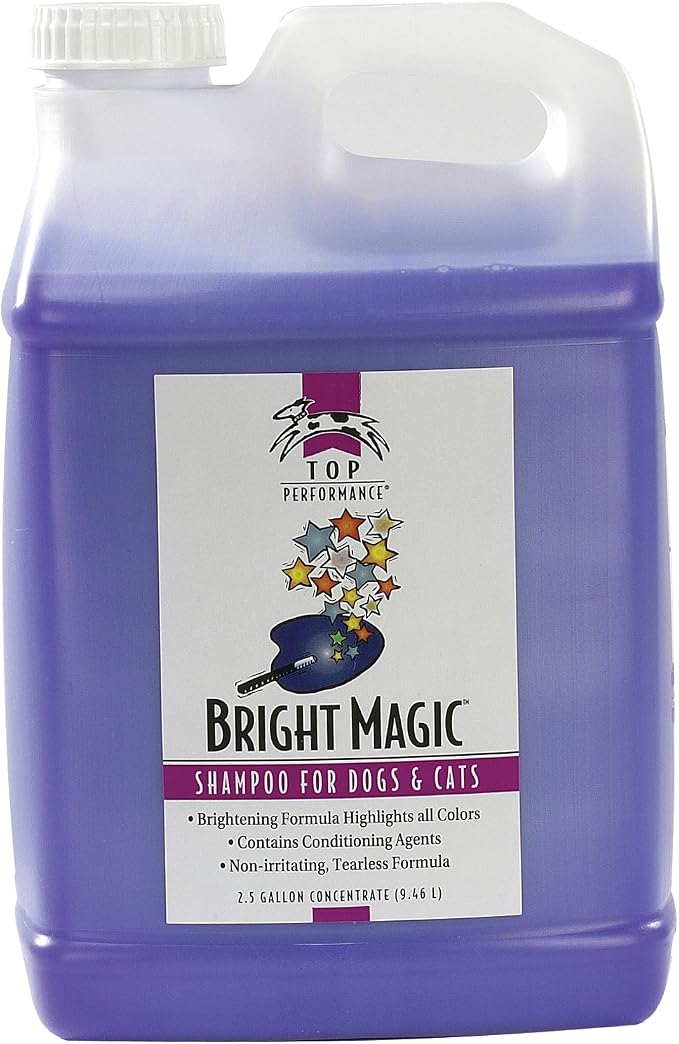 Top Performance Bright Magic Dog and Cat Shampoo, 2-1/2-Gallon