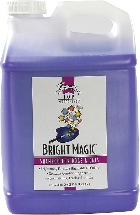 Top Performance Bright Magic Dog and Cat Shampoo, 2-1/2-Gallon