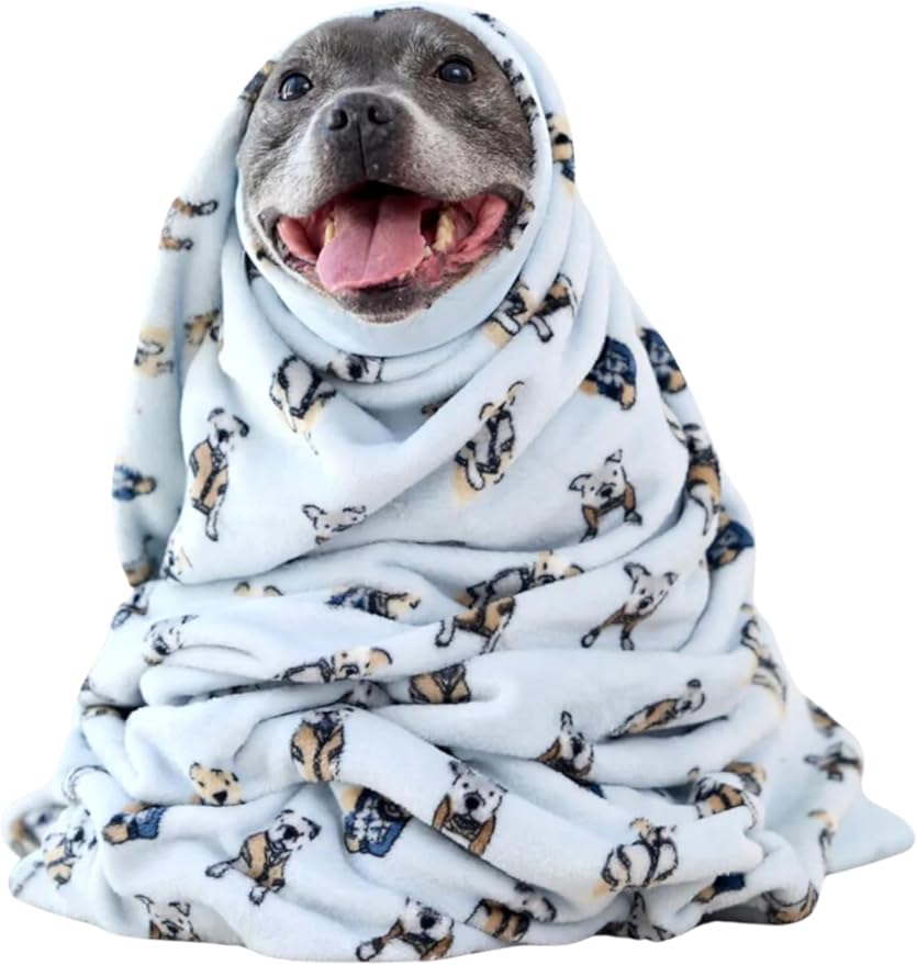 Darren & Phillip Preppy Pups Blanket - Ultra-Soft Blankets Made with Plush Fleece - Perfect as a Dog Bed Blanket or for Cuddling with Your Pup - Ultra-Snuggly Blankets for Dogs & Humans