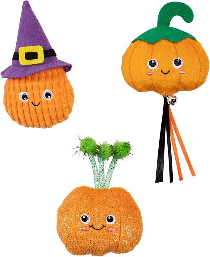 Fringe Studio Pet Toy, Witch of The Patch 3 PCS Cat Toy Mini Sets, PetShop Collection (904056)