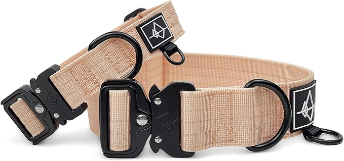 Made to ROAM Premium Dog Collar - Adjustable Heavy Duty Nylon Collar with Quick-Release Metal Buckle (Carolina Blooms, Classic Size 1)