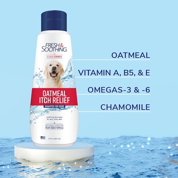 Naturel Promise Fresh & Soothing Oatmeal Itch Relief Shampoo for Pets, 22oz