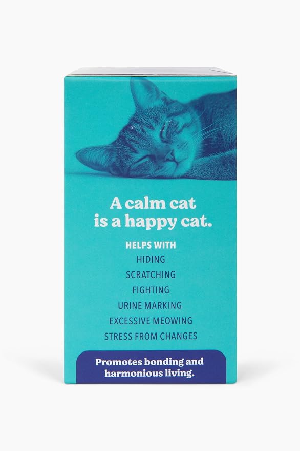 ANGELS' EYES Advanced Pheromone Calming Diffuser Refill for Cats, 30-Day Refill | Plug-in Diffuser Refill, Reduces Hiding & Scratching, Reduces Stress & Spraying, Multi-Cat Homes, Refill Only