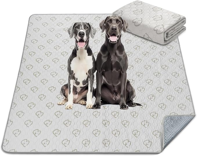 FXW Washable Pee Pads for Dogs, Super Absorbent, 71" Square, 1 Pack | Machine washable, Non-slip backing, Fits 32"/40"/45"H 8-Panel FXW Rollick/Homeplus Playpens