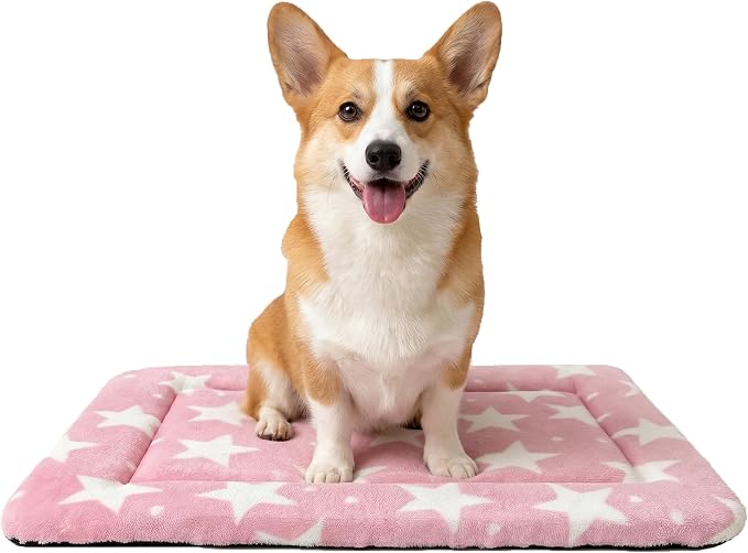 Dog Bed Mat - Reversible Dog Crate Bed Mats, Soft & Breathable Kennel Pad, Durable Crate Bed for Small Medium Large Dogs & Cats