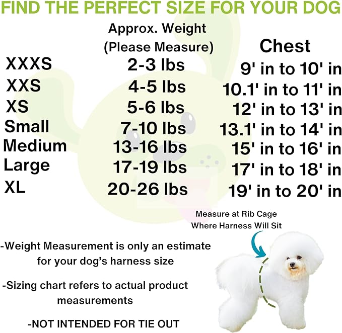 EcoBark Premium Teacup Dog Harness - Luxury Soft Tiny and Toy Breed Harness for Puppy - Mini Step in Vest Body Halter Under 5 lbs (Bubblegum Pink, XXXS)