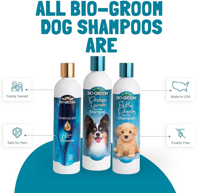Bio-Groom Protein Lanolin Dog Shampoo - Tear-Free Pet Shampoo, Dog Bathing Supplies, Puppy Wash, Cat Grooming Supplies, Cruelty-Free, Made in USA, Tearless Product - 2.5 Gallons | Dog Bathing Supplies, Puppy Wash, Cat Grooming Supplies, Cruelty-Free, M...