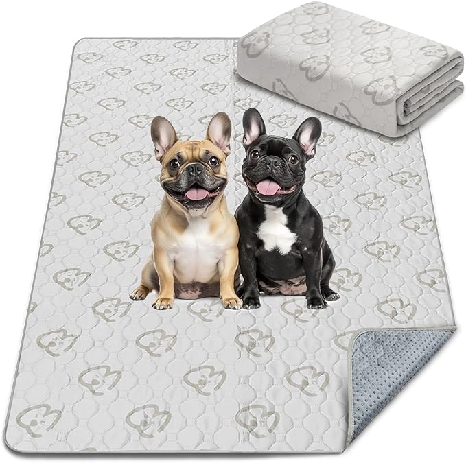FXW Washable Pee Pads for Dogs, Super Absorbent, 39" x 63", 1 Pack | Machine washable, Non-slip backing, Fits 24"H 6-Panel FXW Rollick/Homeplus Playpens
