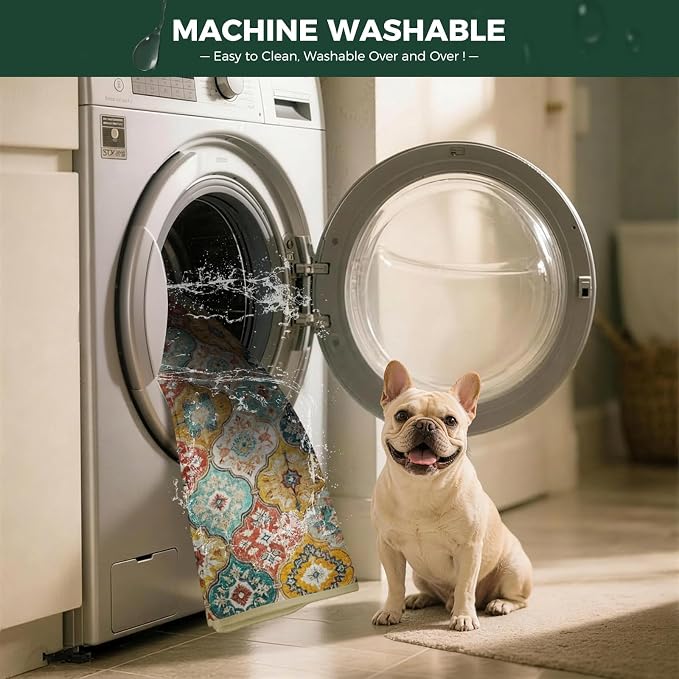 FXW Washable Pee Pads for Dogs, Super Absorbent, 35" Square, 2 Packs | Machine washable, Non-slip backing