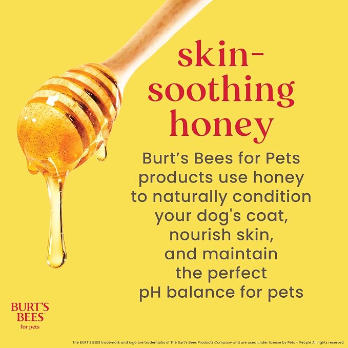 Burts Bees Tearless Puppy Shampoo & Conditioner with Buttermilk, 16 Fl Oz | Gentle 2-in-1 formula cleans and conditions sensitive puppy skin and coat, tearless for easy bath time