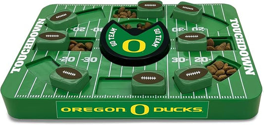 Pets First NCAA OREGON LARGE PUZZLE TOY, Dog Puzzle Treat Toy, New Large Size, Interactive Dog Treat Toy, Dog Slow Feeding Toy