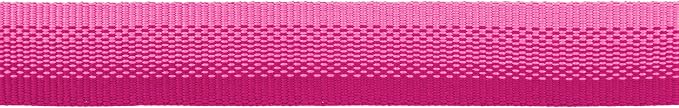 Ruffwear, Front Range Dog Collar, Adjustable Tubelok Webbing, Lightweight, Side Release Buckle, Aluminum V-Ring, Durable for Everyday Use, Pink Rose, 14"-20"