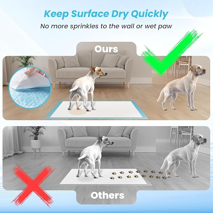 Puppy Pee Pads for Dogs - 32"x36" Extra Large, 11 Count, Leak-Proof & Super Absorbent, Thicken Disposable Potty Pads for Puppy & Cat Training