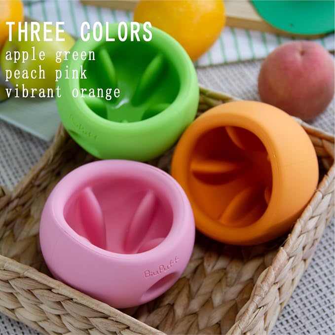 Treat Dispensing Dog Toy & Slow Feeder Bowl, Interactive Puzzle and Mental Toy for Anxiety Relief,Chase Play, and Use as Freezable Lick Bowl (Peach Pink, Small 357g)