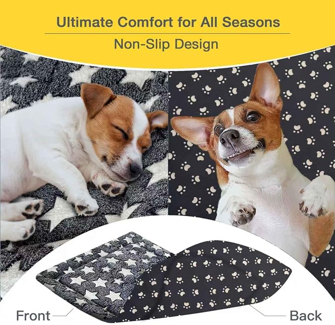 Medium Dog Bed Mat, Washable Crate Pad with Non-Slip Bottom, Soft Kennel Mat for Dog Crate or Cage, Dog Kennel Indoor Pet Bed for Dogs & Cats, Sleeping Mat with Dog Blanket Feel, Gray, 30x18x1.5 in