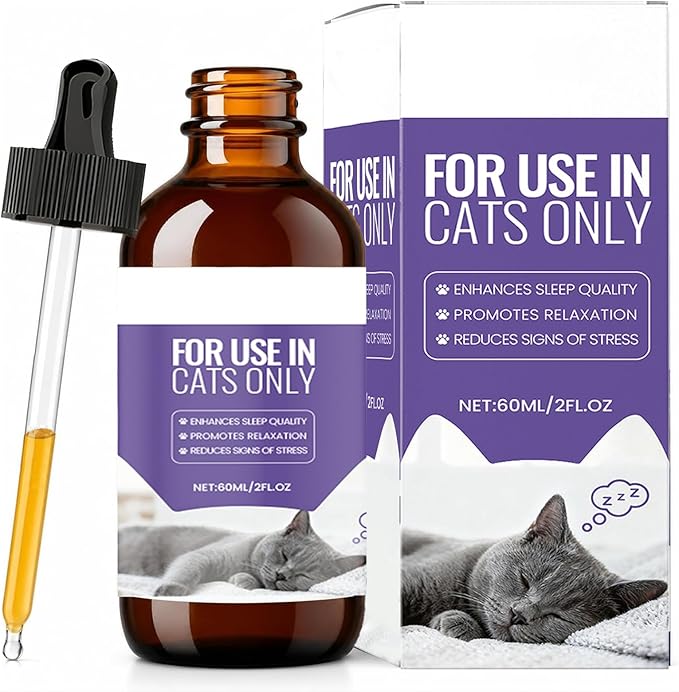 Cat Melatonin for Anxiety Relief & Calming – Helps Promote Restful Sleep, Relaxation for Grooming, Travel & Vet Visits – Melatonin for Cats, Cat Sleep Aid for Feline Stressful Emotions