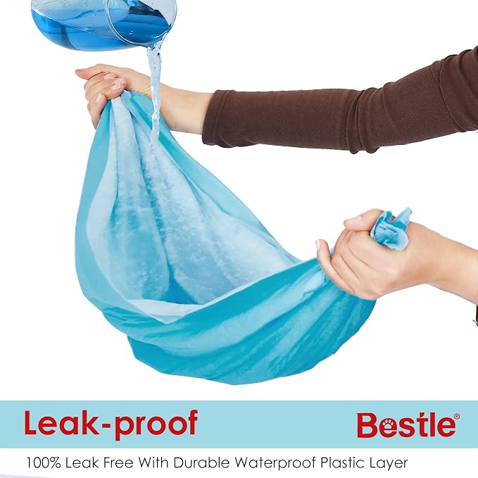 BESTLE Extra Large Pet Training and Puppy Pads Pee Pads for Dogs 28"x34" -18 Count Super Absorbent & Leak-Proof