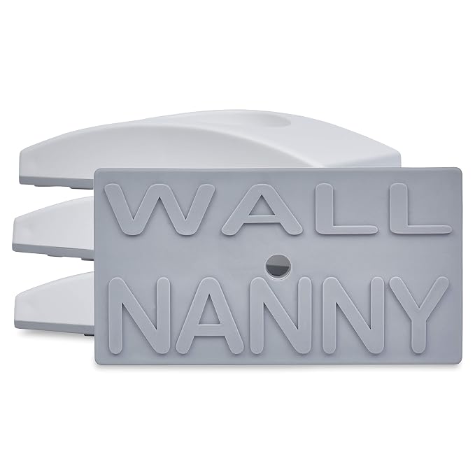 Wall Nanny + Extenders Bundle - Purchase Extenders w/Wall Nanny for a 6 Inch Baby Gate Extension - Lengthen Gates 6 Inches to Fit Hallways and Doorways for Dog Pet or Child Gates