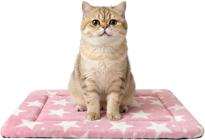 Cat & Dog Bed Mat - Reversible Dog Crate Bed Mats, Soft & Breathable Kennel Pad, Durable Crate Bed for Extra Small Dogs & Cats