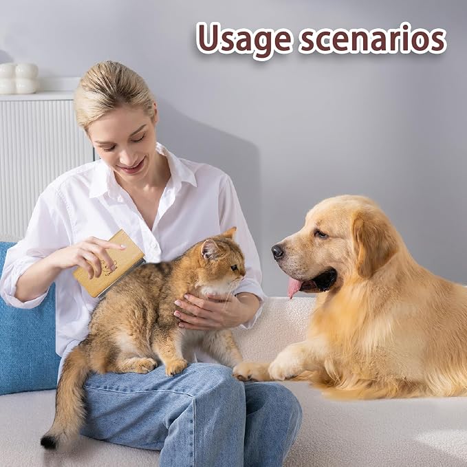 Premium Deshedding Dog Brush,Pet Deshedding Brush,Professional Cat Deshedding Brush for Grooming,Wooden Pet Grooming Combs for Short and Long Hair,Deshedder Shedding Tool.