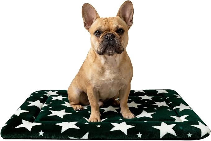 Dog Bed Mat - Soft Crate Pad for Kennel, Durable Pet Bed for Small Dogs & Cats - Comfort Support for Pet Crate, Cage, House