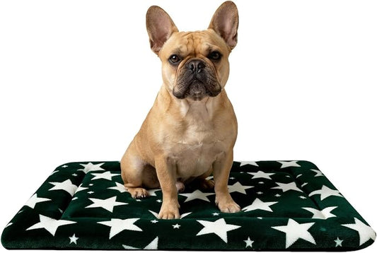 Dog Bed Mat - Soft Crate Pad for Kennel, Durable Pet Bed for Small Dogs & Cats - Comfort Support for Pet Crate, Cage, House