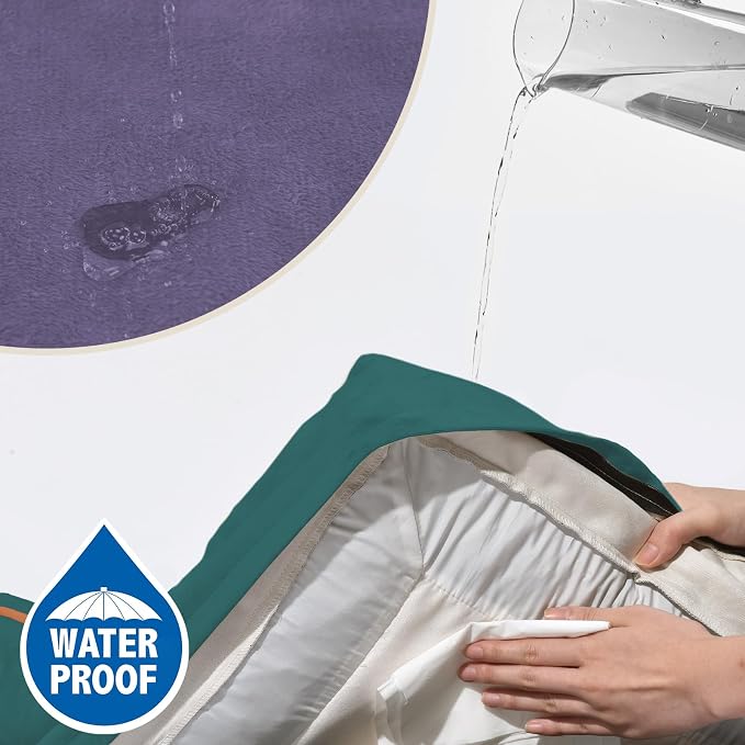 Comfort Expression Orthopedic Dog Beds for Large Sized Dog with Bolster | Waterproof Dog Couch Bed with Washable Cover & Non-Slip Bottom, Supportive Egg Crate Foam Large Pet Bed, 36x27 Inch