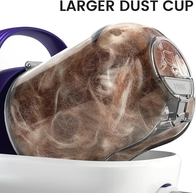 oneisall Dog Grooming Vacuum with Clipper & Nail Grinder&Trimmer | 7 Pet Grooming Tools, Deshedding Brush, Removes Shedding Hair, Pet Home Cleaning,1.5L Dust Cup, Purple Available