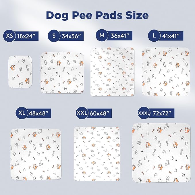 FURTIME Washable Pee Pads for Dogs, Super Absorbent, 2 Pack 48"x48" Gray | Reusable Pads for Dog Training Pads, 100% Waterproof Non-Slip Pee Pads Whelping Pads Dog Playpen Pads Crate Mat Bed Pads
