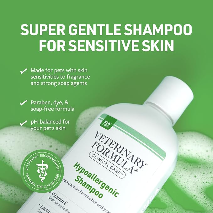 Veterinary Formula Clinical Care Hypoallergenic Free & Clear Shampoo, 16 oz