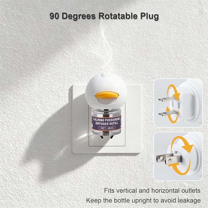 Reespring Cat Pheromone Diffuser Plug in only - Does not Include Cat Pheromone Refill- 2 Pack