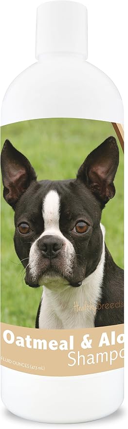 Healthy Breeds Boston Terrier Oatmeal Shampoo with Aloe 16 oz