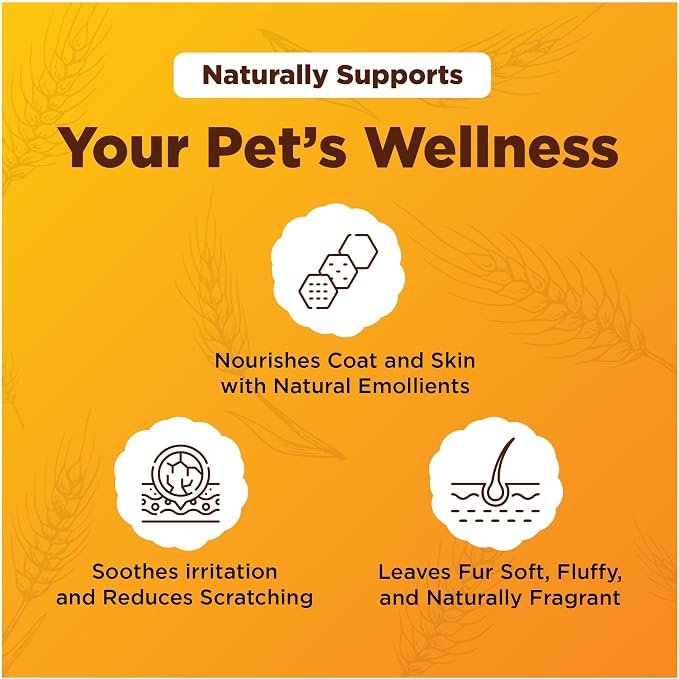 Pawfect Honey & Oatmeal Pet Shampoo, Grooming Shampoo for Dogs, Cats & Pets | A Canadian Company, Improved Formula with Zinc & Aloe, Moisturizing Shampoo for Sensitive Skin, Dry Skin Comfort, 16.9 Oz