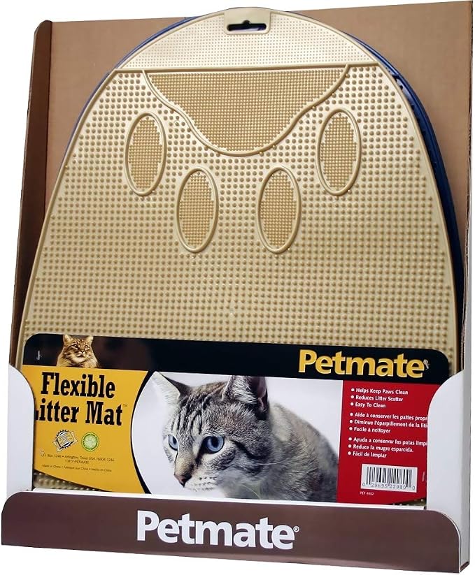 Petmate 22980 Flex Pet Litter Mat (Assorted Colors), One Size (Pack of 2)