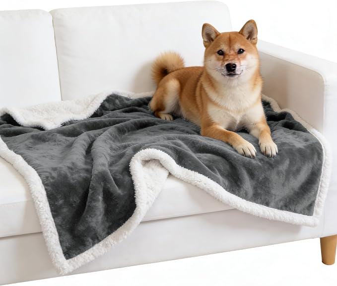 Kritter Planet Dog Blankets for Small Dogs, Soft Puppy Blanket, Pet Blankets for Cats, Lightweight & Washable, Perfect for Dog Beds, Car Seats, Creat, 30x40 inches
