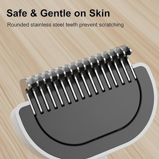 WYuZe Cat Brush for Dematting & Shedding, Pet Deshedding Brush for Indoor Small Dogs & Cats, Short Haired Professional Grooming Comb