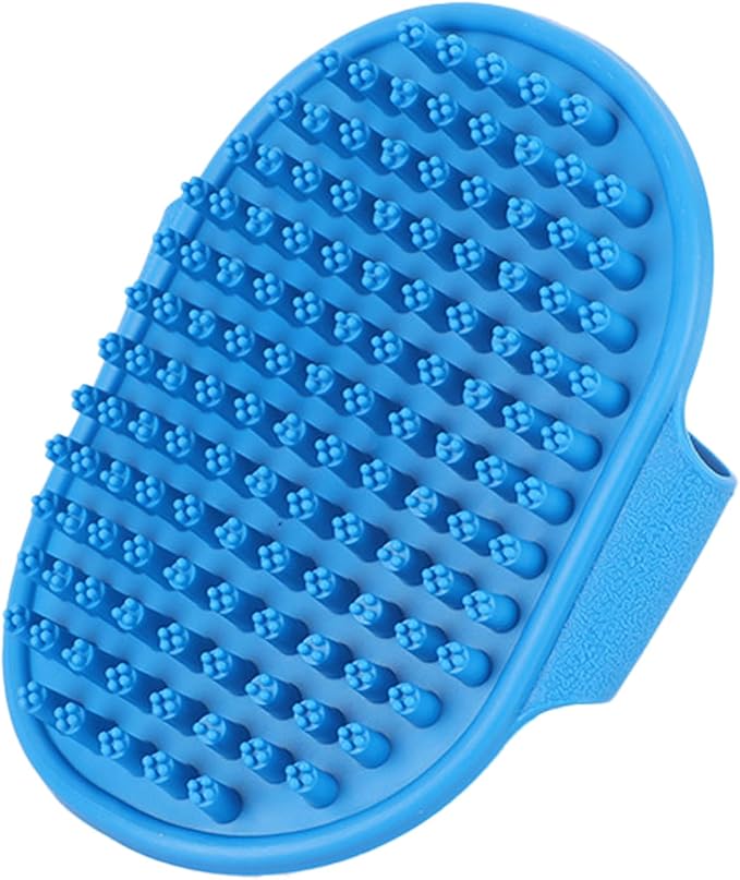 NVNAN Pet Shampoo Brush and Massage Bath Brush | Adjustable silicone shampoo brush for dogs and cats, ideal for bathing, shower scrubbing, massage, and loose hair removal