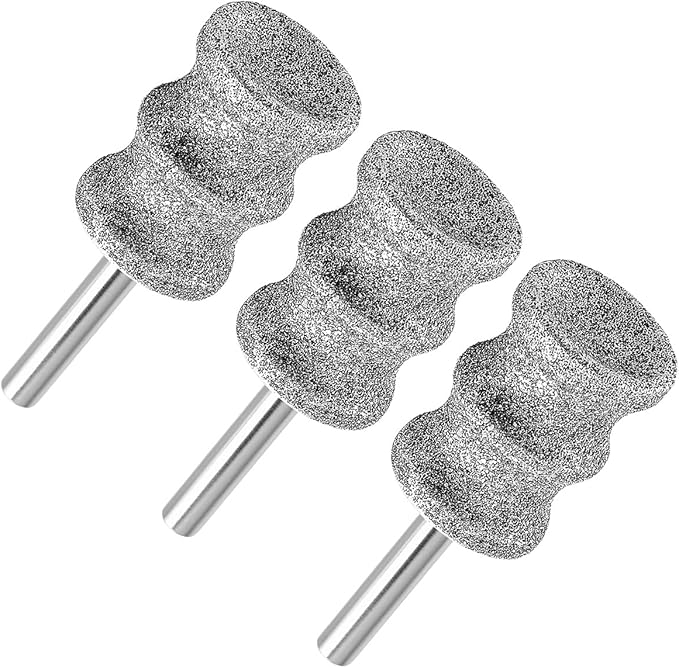 Dog Nail Grinder Bits for Dog and Cat Pet Nail Grinder Attachment Pet Nail File & Clippers for Medium Large Dogs B (3Pack)