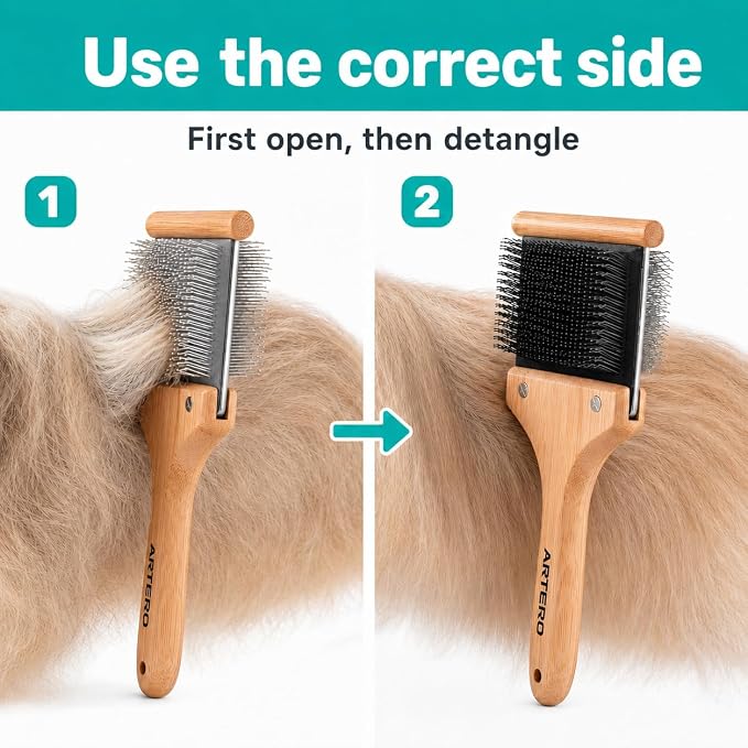 Artero Double Flexible Brush (2 in 1) (M - Nature Collection)