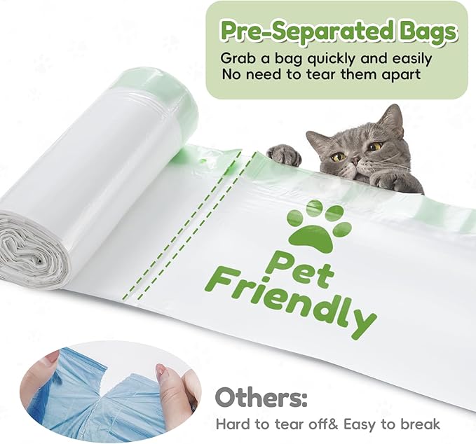 120 Pack 21.7" * 11.8" Cat Litter Bags for Pura Max 2 & Max & X, Extra Thick, Heavy Duty Drawstring Litter Box Liners, Leak-Proof Disposable Replaced Litter Bags for Self-Cleaning Cat Litter Box