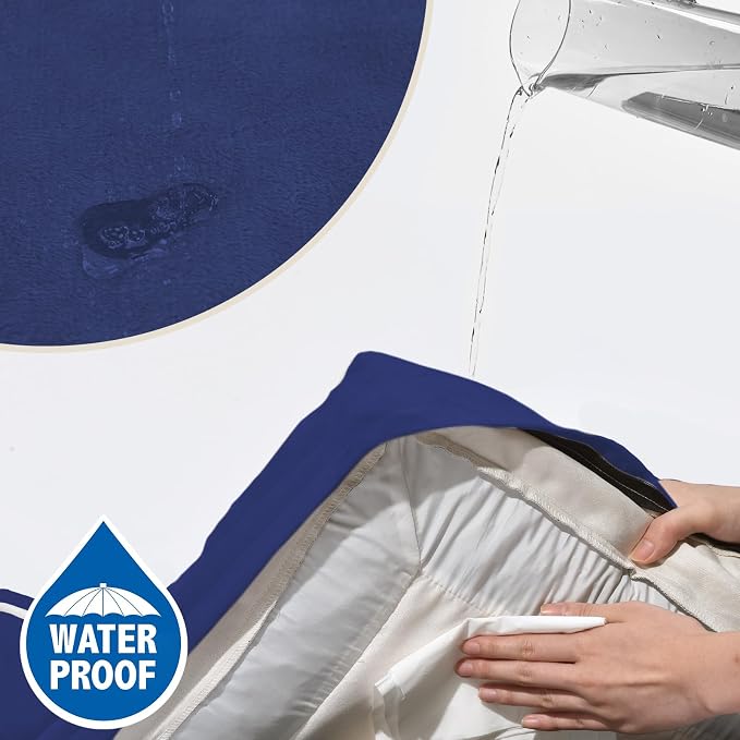 Comfort Expression Orthopedic Dog Beds for Large Sized Dog with Bolster | Waterproof Dog Couch Bed with Washable Cover & Non-Slip Bottom, Supportive Egg Crate Foam Large Pet Bed, 36x27 Inch