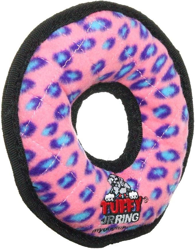 TUFFY® : 2 Pack Ring Dog Toy: Ultra Durable Plush Toy with Multiple Layers & Reinforced Seams, Washable and Floats, Original Construction